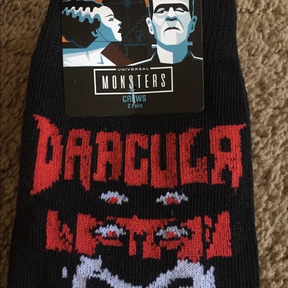 Dracula monsters set 2 crew socks - Picture 2 of 4